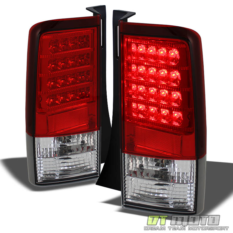 2004 2005 2006 Scion Xb Bb Red Clear Lumileds LED Tail Lights