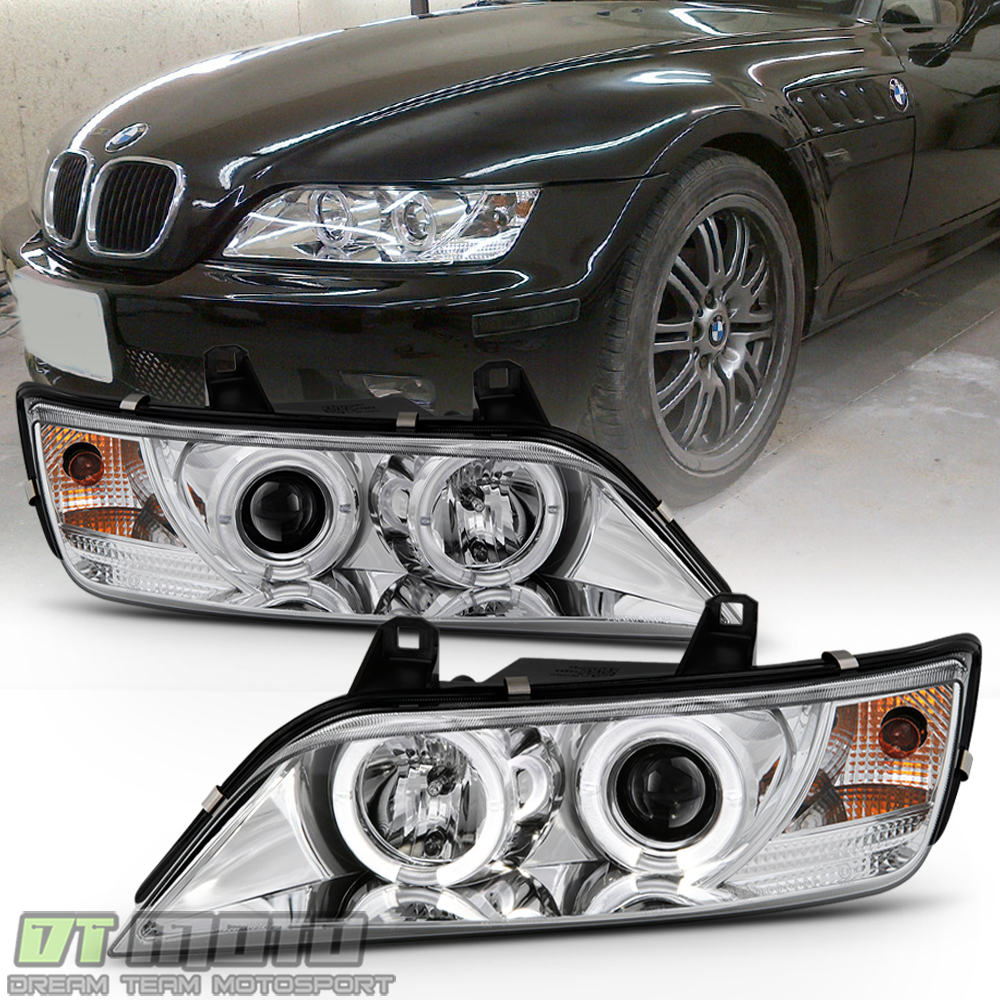 1996-2002 BMW Z3 LED Dual Halo Projector Headlights Lamps Lights