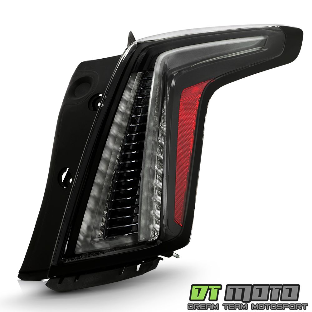 2017-2021 Cadillac XT5 w/ Sport Package Black LED Tail Light Lamp