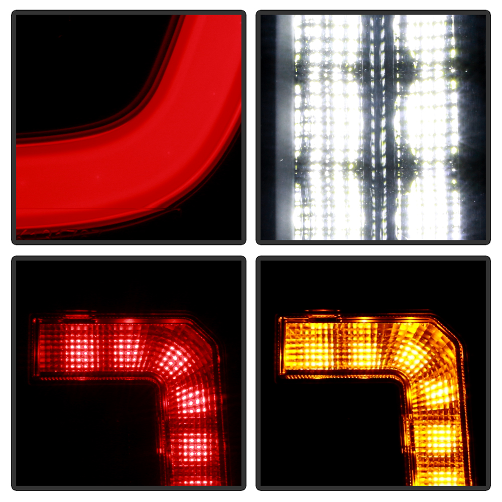 AKKON - Fits 2019-2023 GMC Siera 1500 2500HD 3500HD [Non-LED] Tube Bar Led Black Tail Lights Brake Lamps Pair Driver Passenger