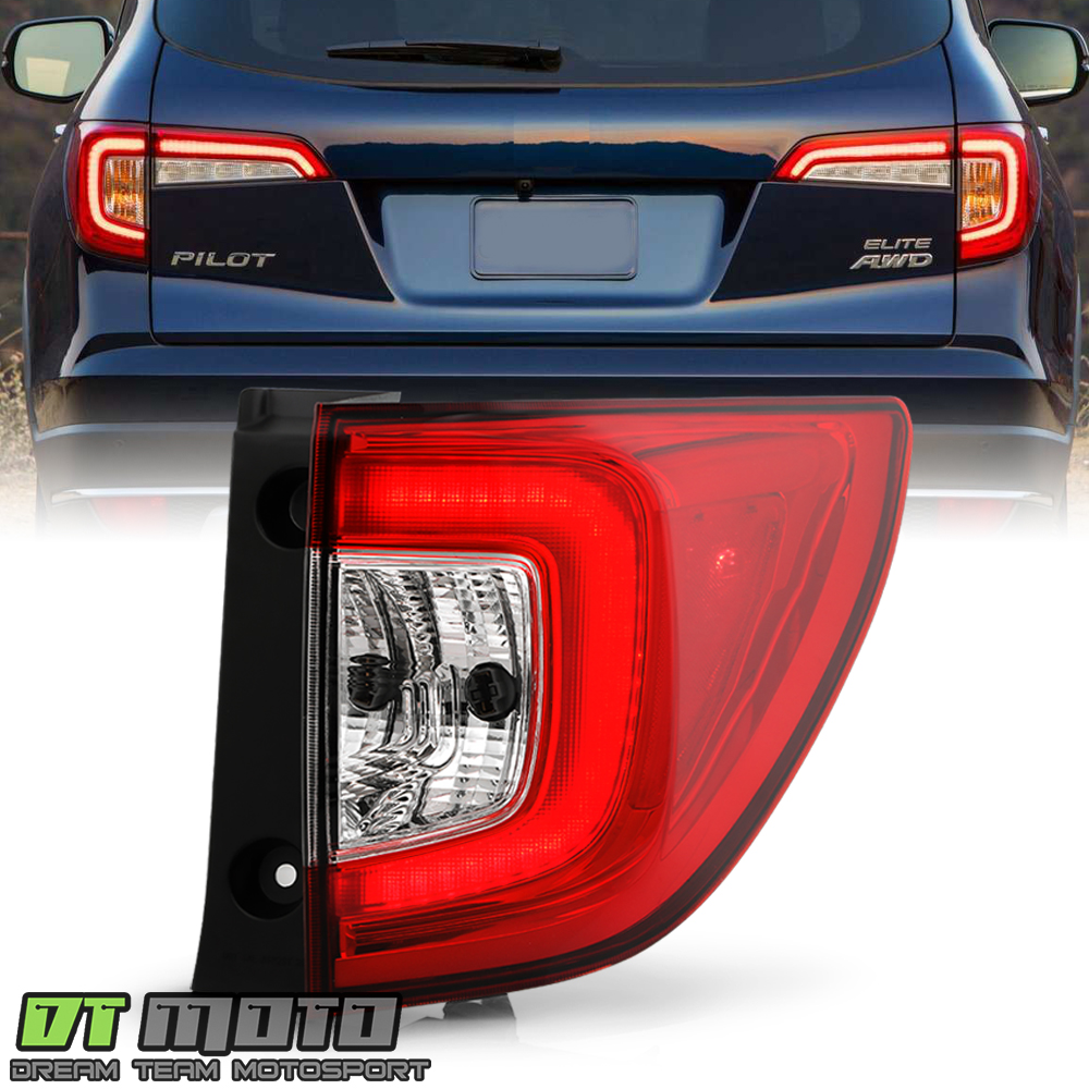 Right Passenger Side Tail Light For 2019-2023 Honda Pilot & Passport – LED, DOT/SAE