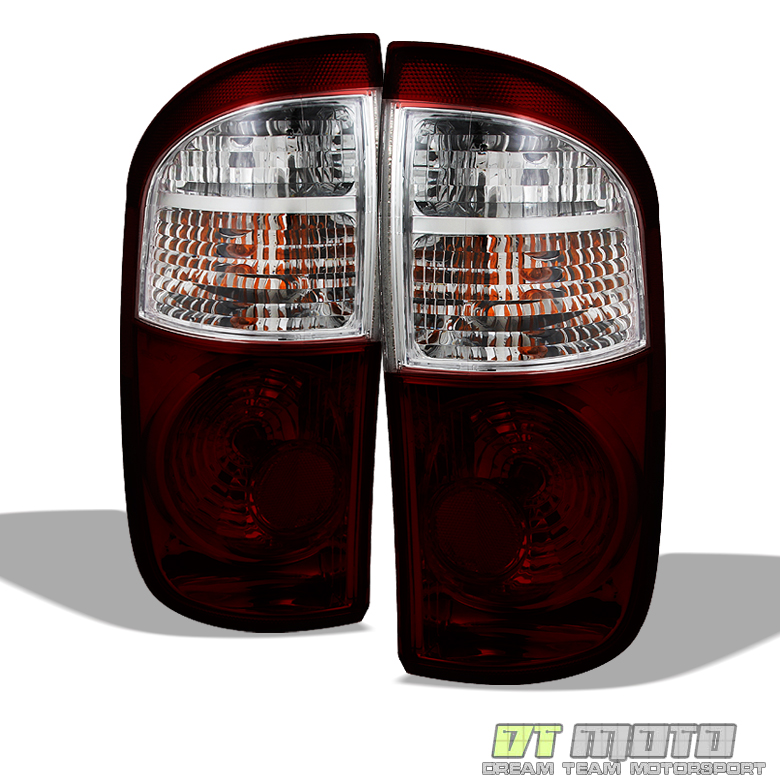 2004-2006 Toyota Tundra Double Cab Red Smoke Tail Light Assembly