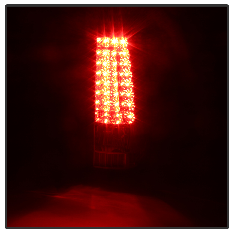 ACANII For Smoke 2003 2004 2005 2006 SilveradoC Shape LED Tail Lights Brake Lamps Set
