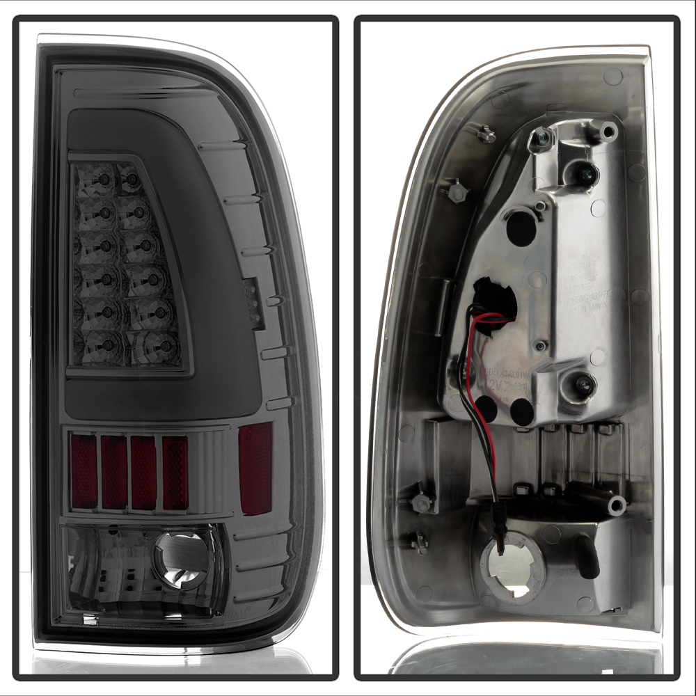 SMOKED 19972003 F150 Replacement Headlights+LED Tail Lights Brake