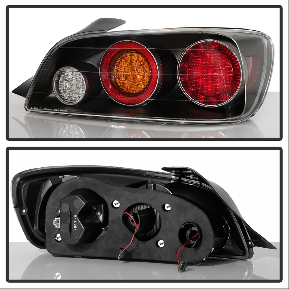 For Black 20042009 Honda S2000 AP2 FULL LED Tail Lights Lamps 0409