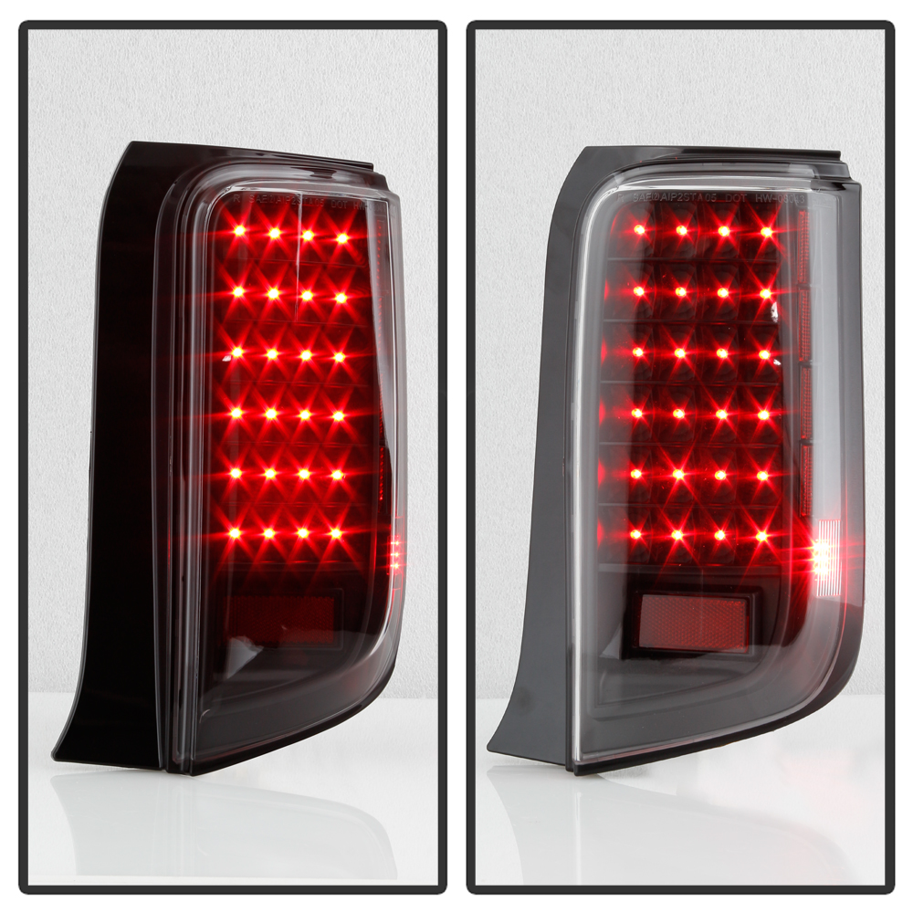 RazorMotor All Black JDM Tail Lights For 2003-2007 Scion XB - Pair (Left & Right) DOT/SAE