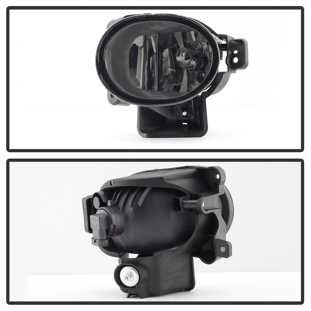 Fog Light Lamp For 2007-2008 Acura TL Base & Type-S - Chrome Housing With H8 Bulb