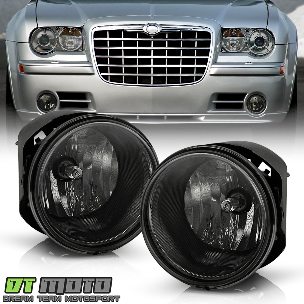 Smoked 0510 Chrysler 300C/0809 Dodge Caliber Srt4 Bumper Fog Lights