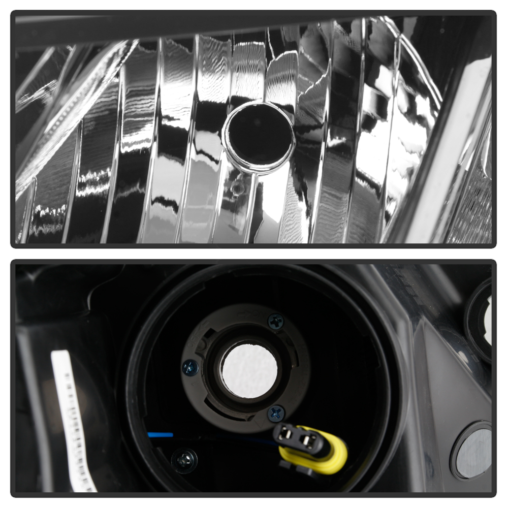 thumbnail image 2 of Pair Halogen Headlights With LED DRL For 2016-2018 Chevy Cruze – Chrome Housing 2 of 5