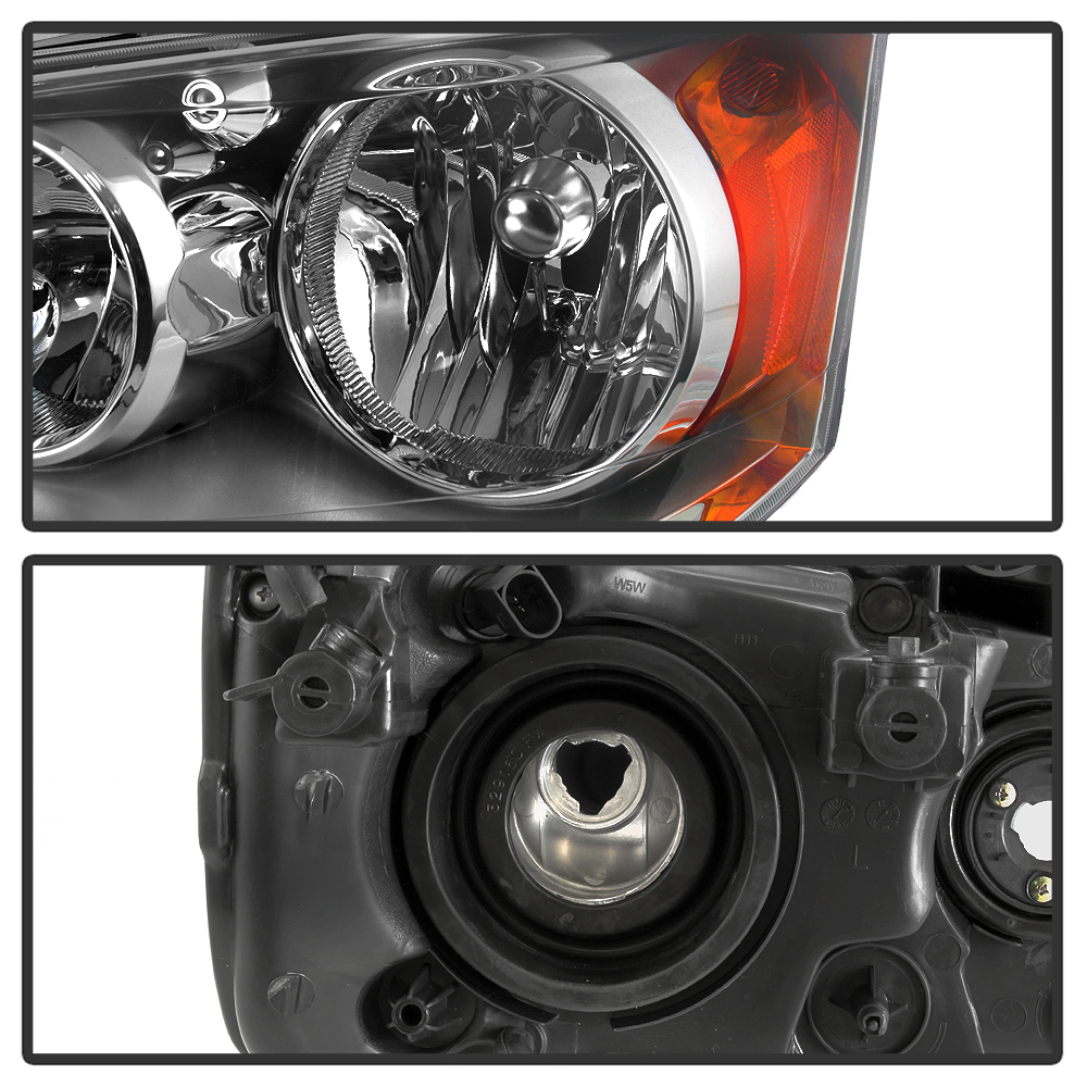 Left Driver Side Headlight Assembly For 2011-2017 Dodge Grand Caravan / Chrysler Town & Country