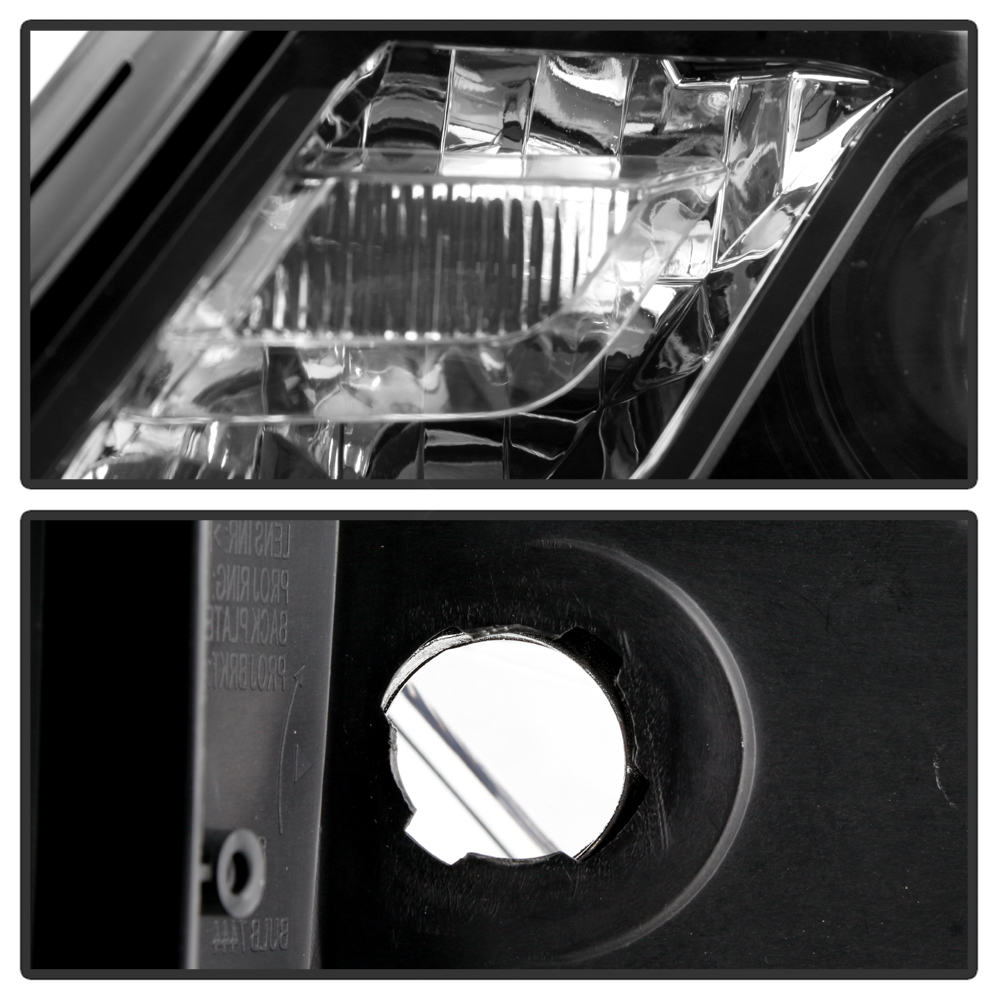 thumbnail image 2 of DTMOTO All Black Halogen Projector Headlights Set For Chevy Impala 2014-2020 – Left & Right, 9005 Bulbs Included, DOT 2 of 6