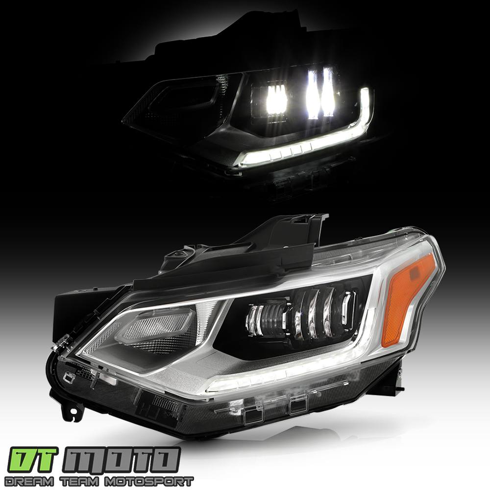 Left Driver Side HID Headlight Assembly With LED DRL For 2018-2021 Chevy Traverse - G-PLUS