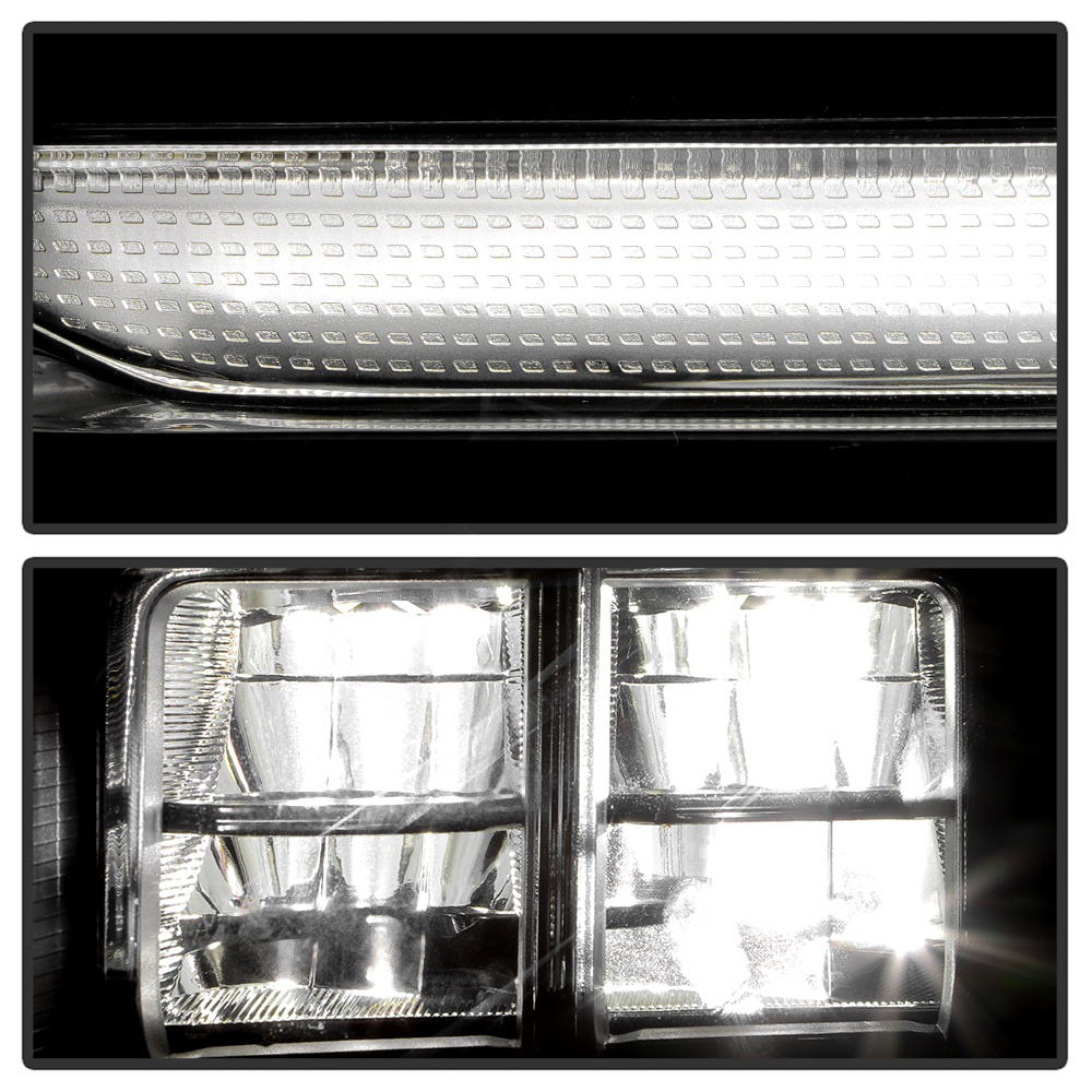 thumbnail image 2 of 2021-2023 Ford F-150 Driver Side LED Quad Reflector Headlight – Black Housing – OE Replacement 2 of 5