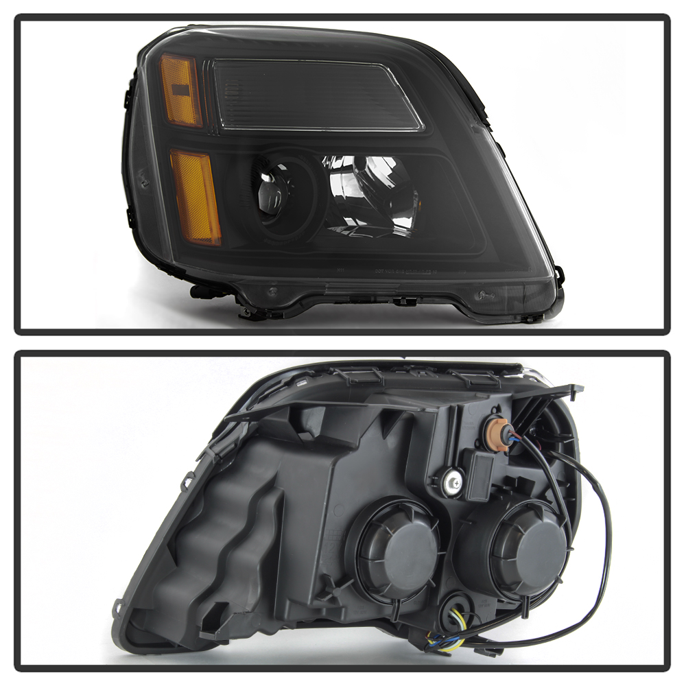 Yibei-tech Driver Side Headlight Assembly – 2010-2015 GMC Terrain – Chrome Housing, Clear Lens