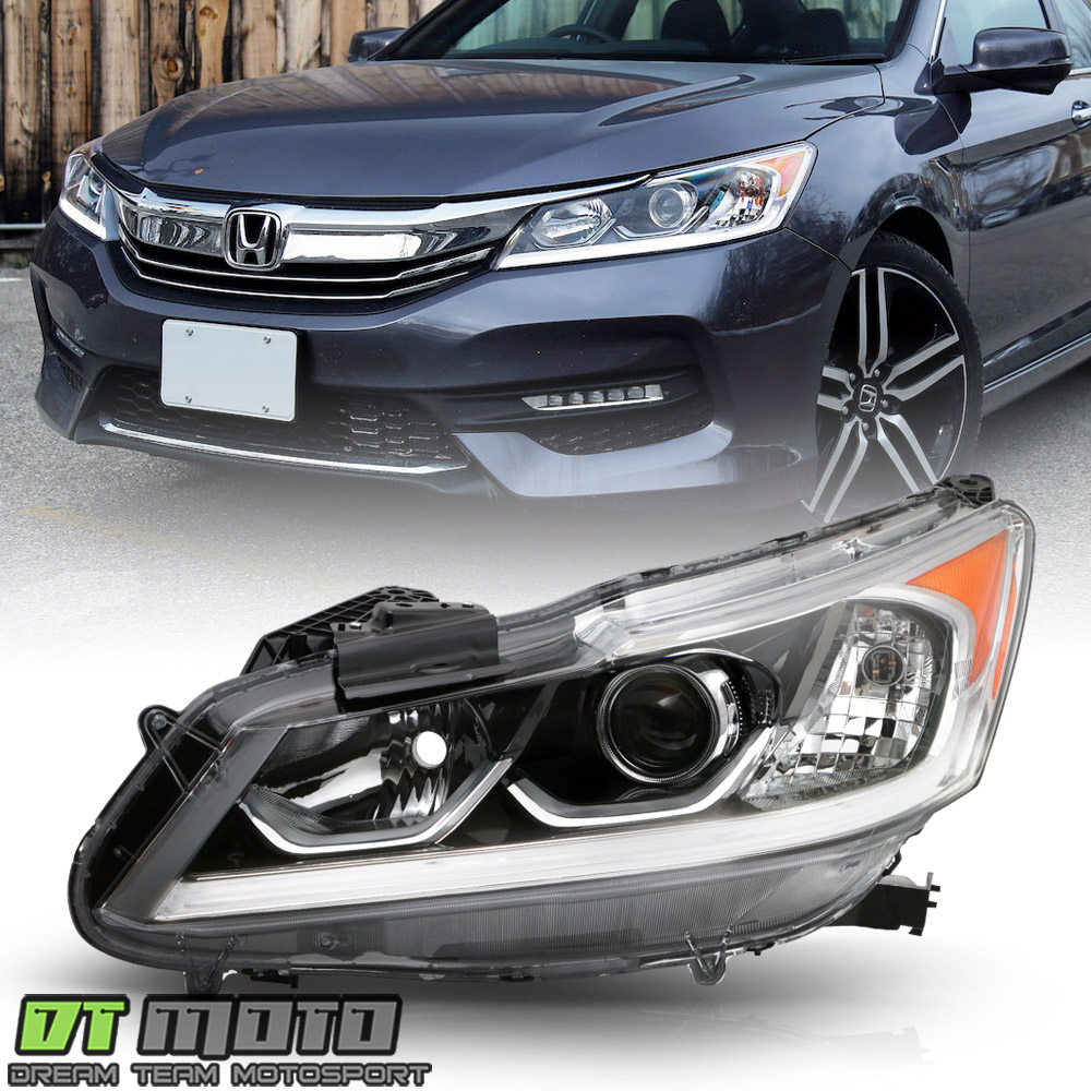 For 20162017 Honda Accord EX EXL Sport LED DRL Headlight Headlamp