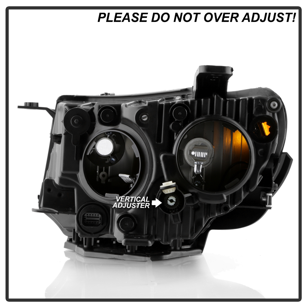 thumbnail image 2 of Auheadmotor Left Driver Side Halogen Headlight For 2017-2021 Jeep Compass (OE Style, Chrome Housing) 2 of 6