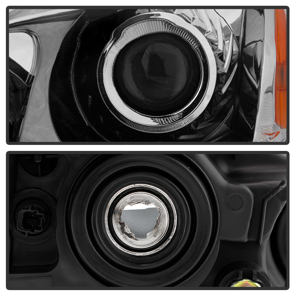 Pair Black Projector Headlights For 2013-2015 Nissan Altima Sedan – DOT SAE Zx-motor