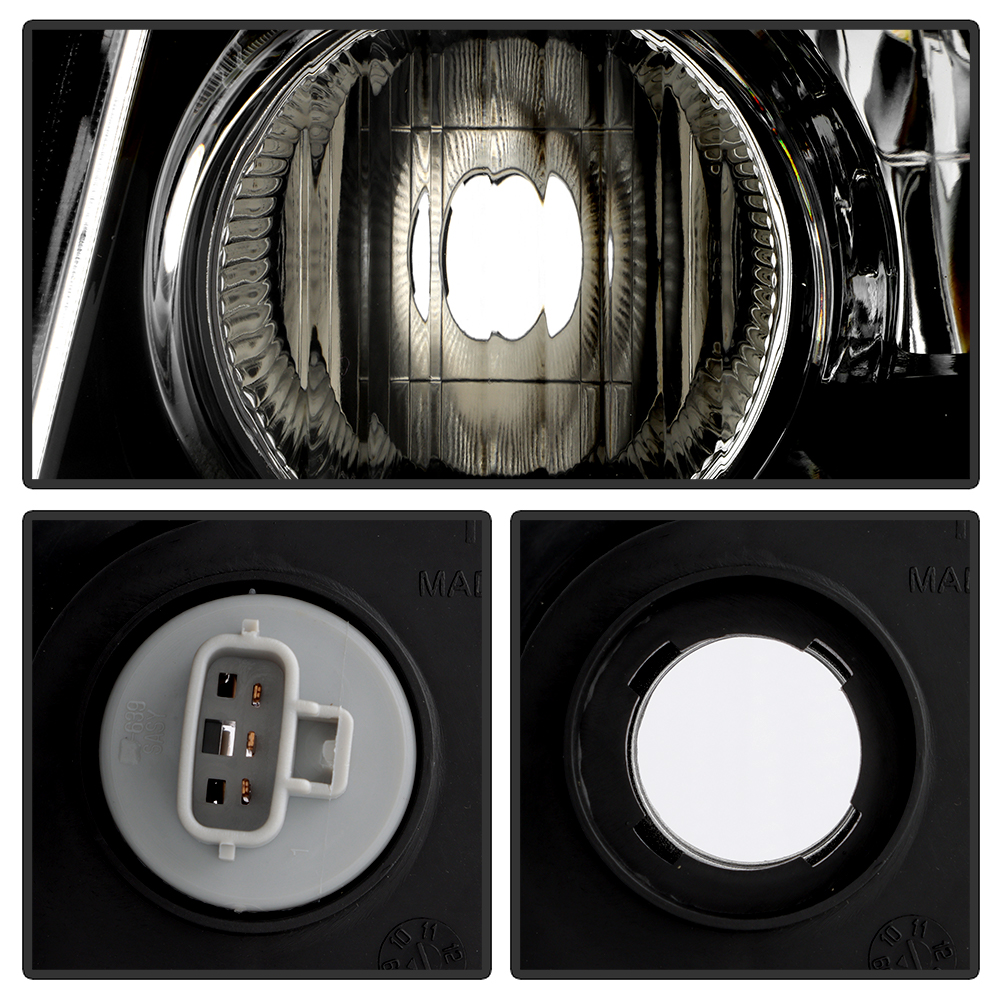 Sennachine Pair Headlights For 2005-2015 Nissan Xterra – Direct Replacement Halogen Headlamps (Left+Right)