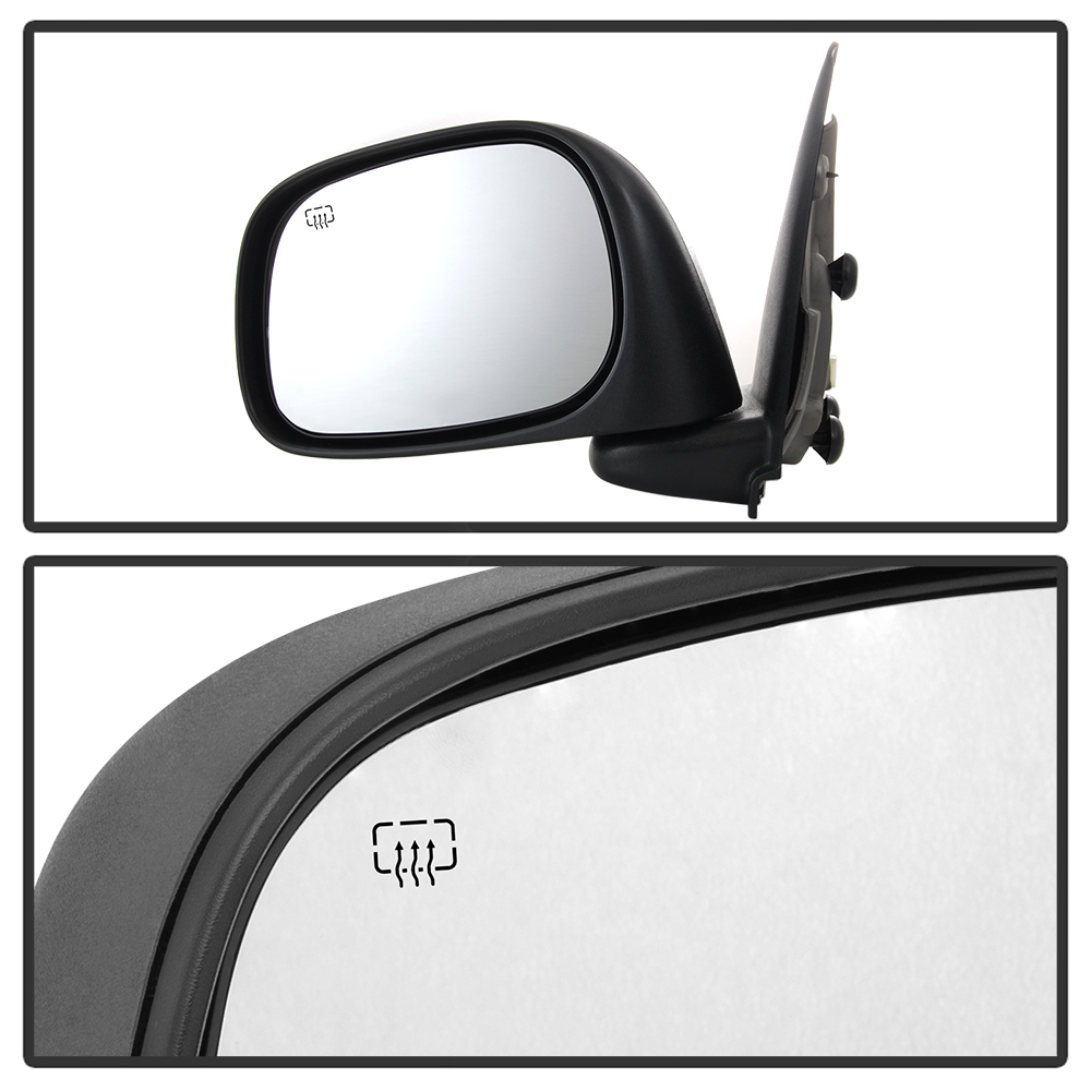 OEMASSIVE Driver Side Power Heated Mirror For Dodge Ram 1500 (2002-2008) & 2500/3500 (2003-2009) – Black