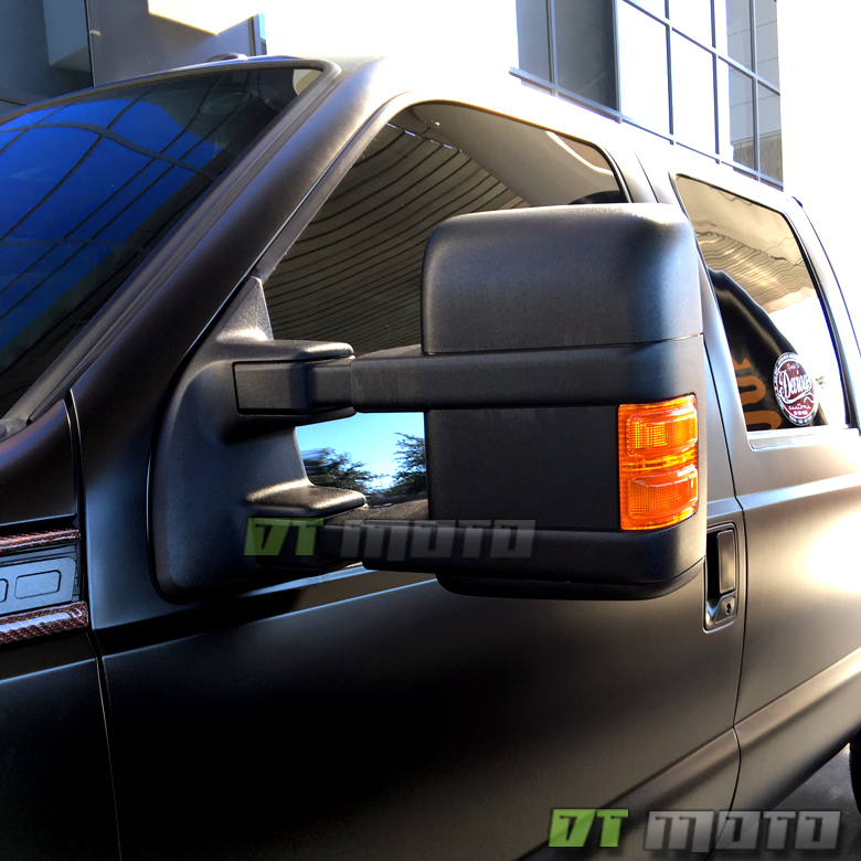 1999-2007 Ford F250 F350 Super Duty Power Heated Signal Towing Side Mirrors L+R 1999-2007 Ford F250 F350 Super Duty Power Heated Signal Towing Side Mirrors L+R