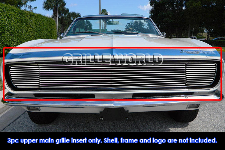 For 19671968 Chevy Camaro RS Model Billet Grille Grill Insert eBay