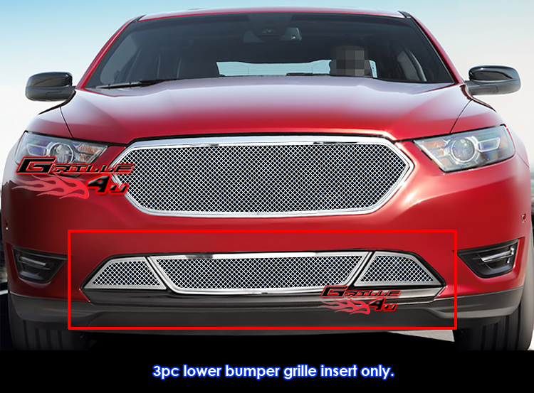Fits 20132019 Ford Taurus SHO Stainless Steel Bumper Mesh Grille
