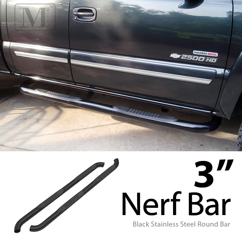9504 Toyota Ext Cab Black Side Step Nerf Bars eBay