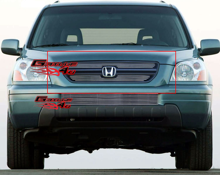 Fits 2003-2005 Honda Pilot Main Upper Billet Grille Insert | eBay Fits 2003-2005 Honda Pilot Main Upper Billet Grille Insert | eBay