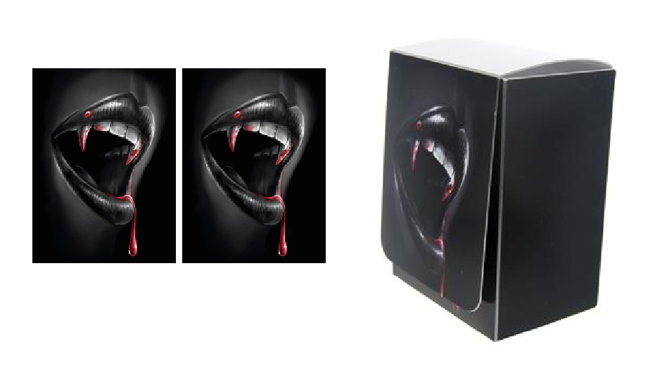 VAMPIRE THIRST 100ct Max Pro MTG Size Image Sleeves Plus Deck Box for