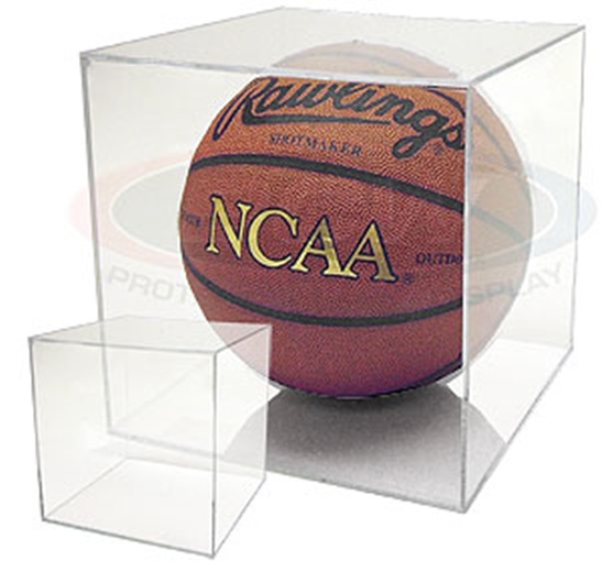 BALLQUBE FULL SIZE BASKETBALL DISPLAY CASE CUBE NEW! eBay