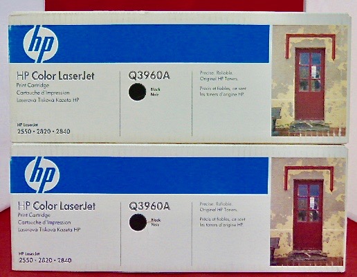 Q3972A 123A Genuine HP Yellow Toner Color LaserJet 2500L 2550LN 2550 $ Lot 2