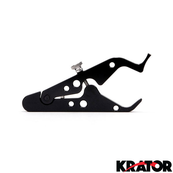 Krator Throttle Control Cruise Assist For Suzuki Boulevard M109R M50 M90 M95 - Chrome With Black Rubber Cramp Buster