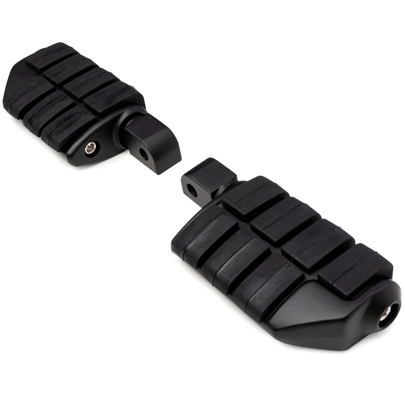 ストラップ Black Dually Style Foot Pegs For Honda VTX1300 Models - 2003-2009