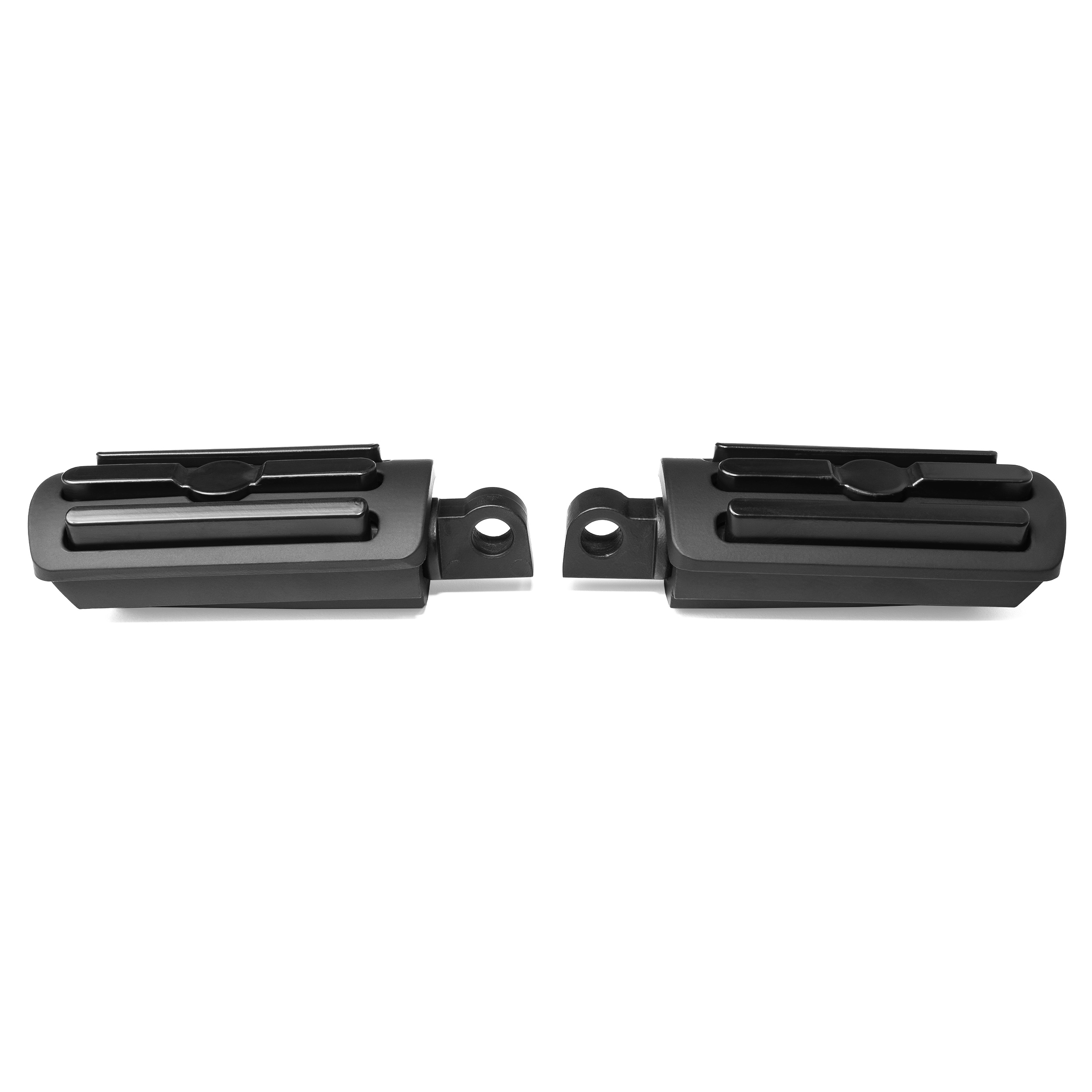 2x Black Foot Pegs (L&R) For Harley FXDI35 35th Anniversary Super