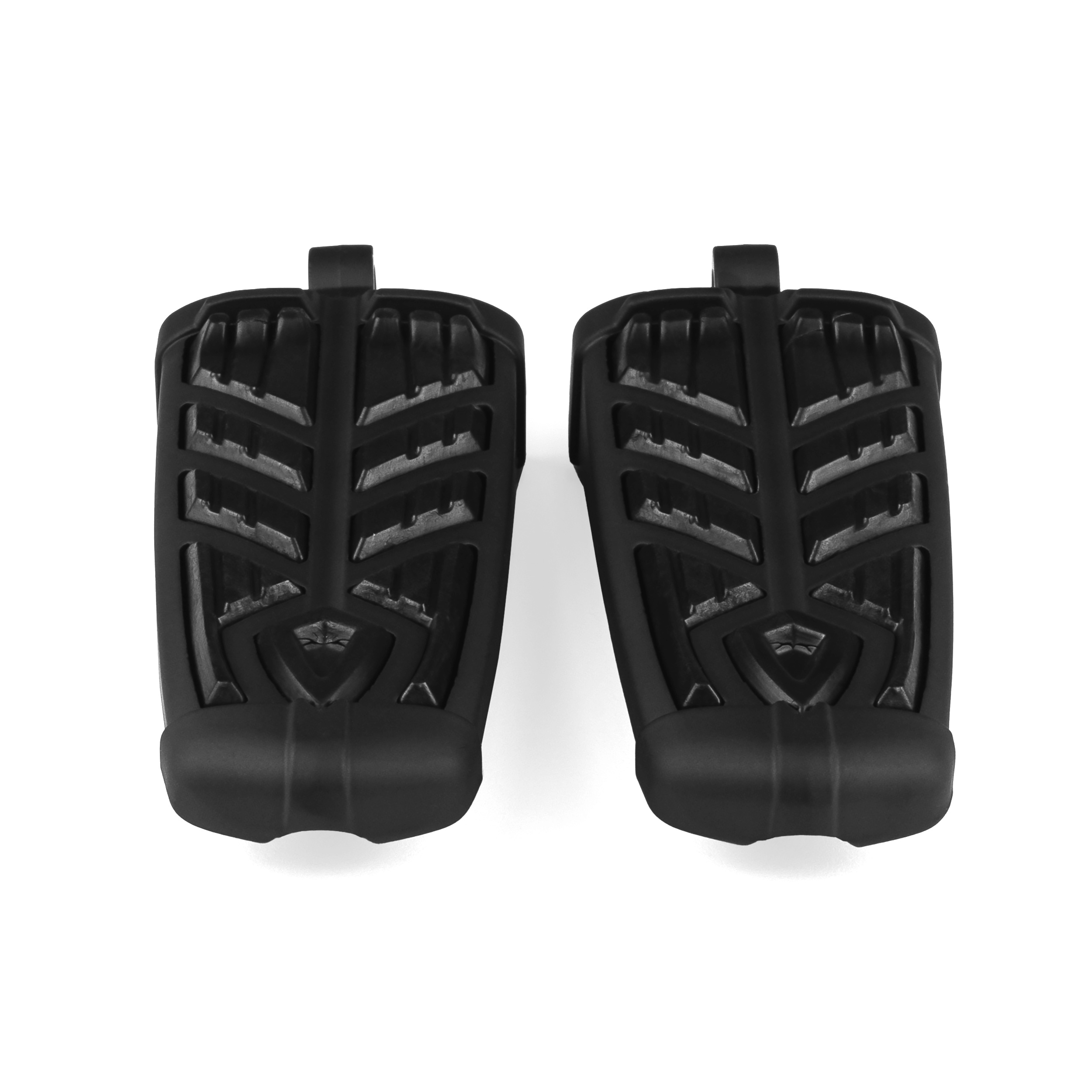 ペダルブラック 2x Black Spear Foot Pegs For Harley Davidson XLH1200