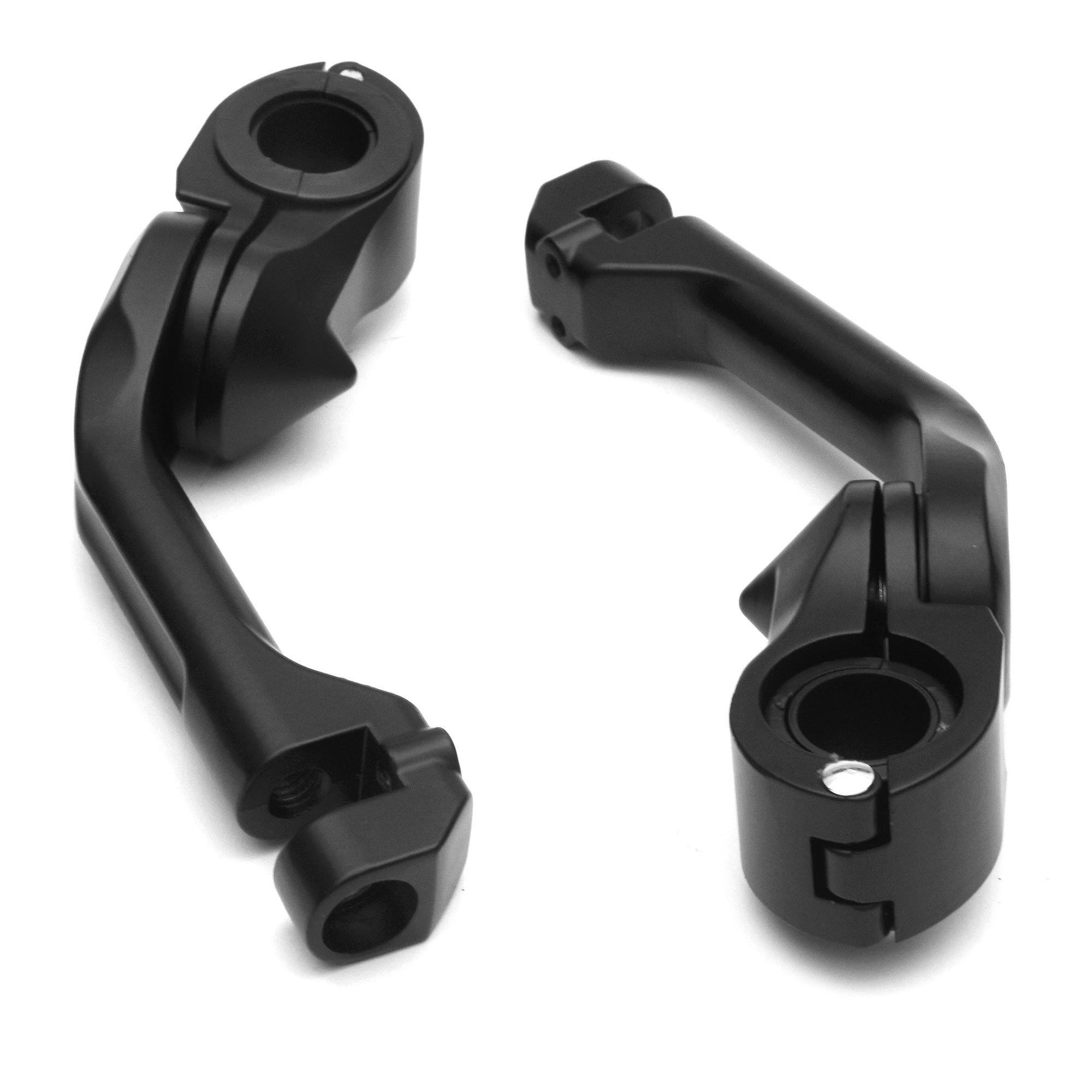 ペダルブラック 2x Black Spear Foot Pegs For Harley Davidson XLH1200