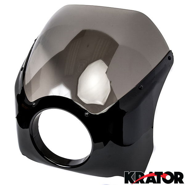 FAB BOXⅢ Headlight Fairing Black For Harley Davidson Softail Springer