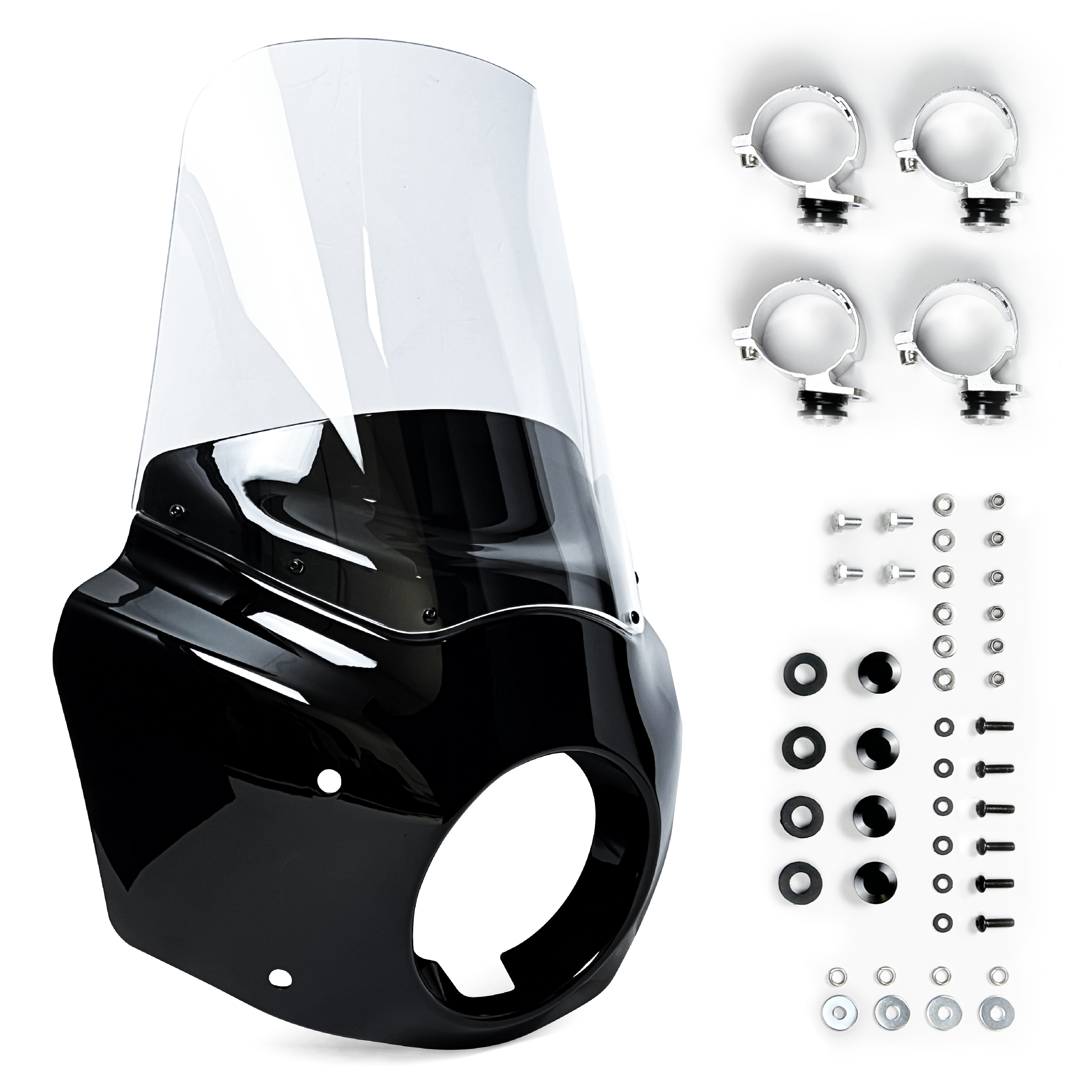 Motorcycle Windshield Fairing For Harley Davidson Dyna Super Glide