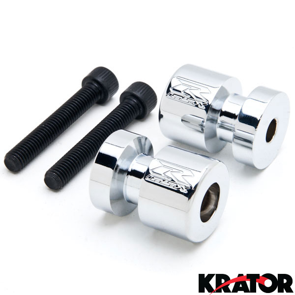 Black Swingarm Spools Sliders Motorcycle Bobbins For Suzuki SV650S 1999-2009