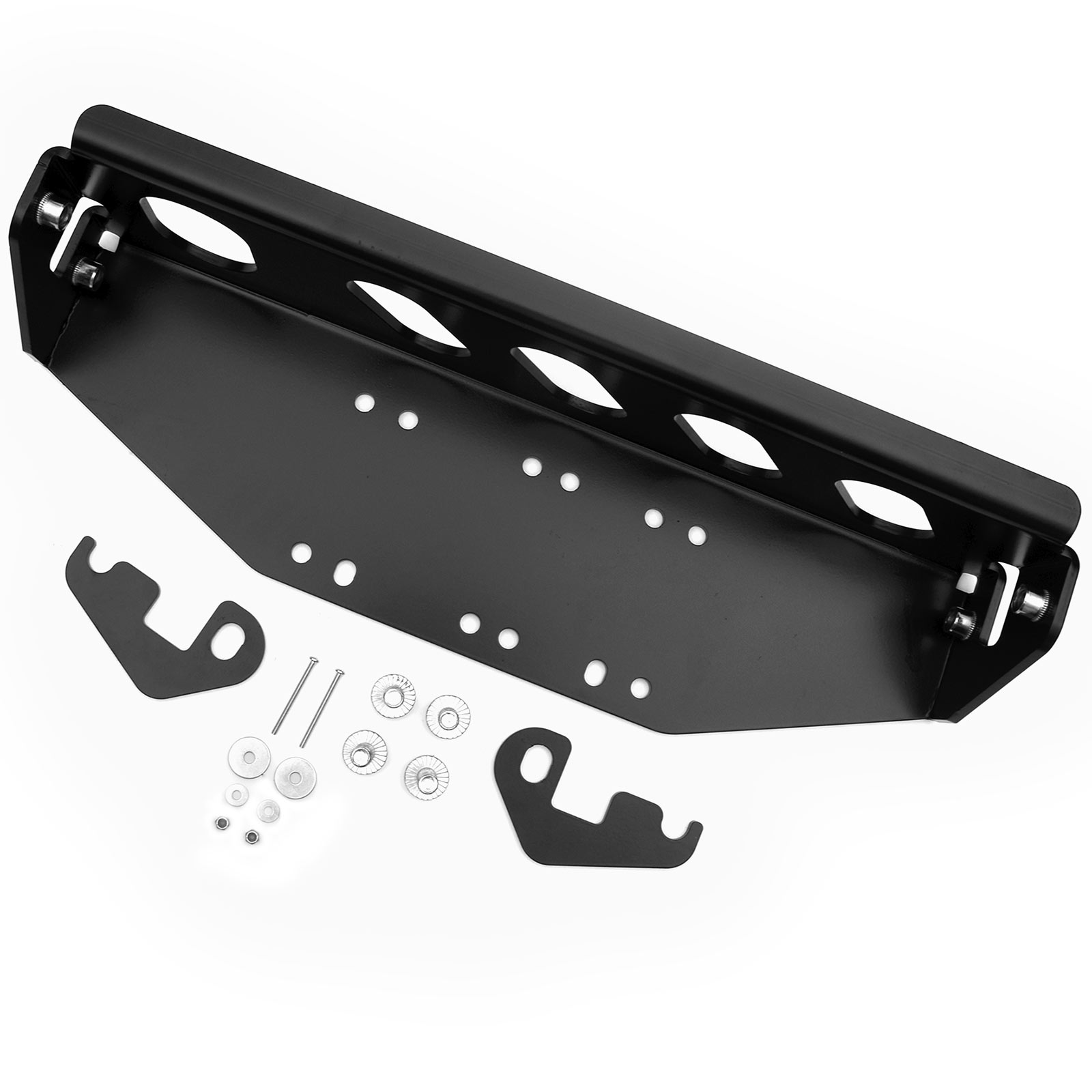 Krator HeavyDuty UTV Winch Mounting Bracket Plate For John Deere Gator