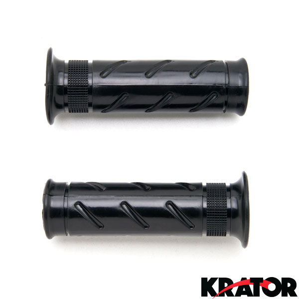Motorcycle Black Hand Grips 7/8