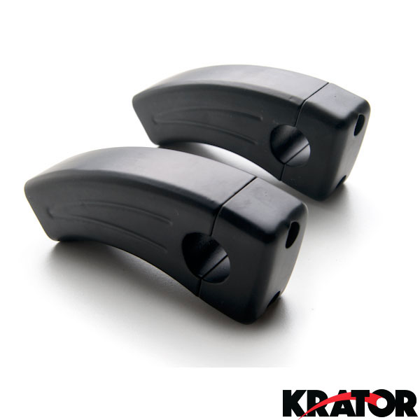 Krator 4.5 Black Bike Handlebar Pullback Risers 7/8 For Honda CMX 250