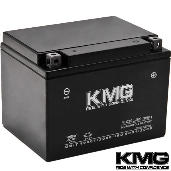 YIX30L-BS AGM 12V Battery For Harley-Davidson 1803 CVO FLH