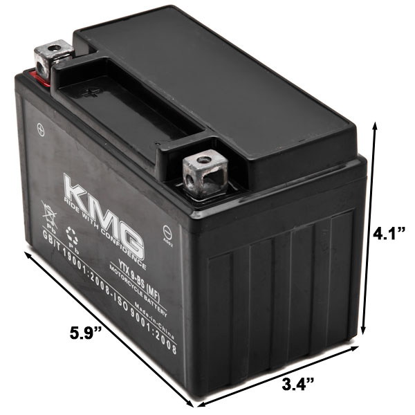 YTX9-BS Sealed SMF Battery 12V For Kawasaki 600 ZX600-FA
