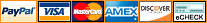 We accept paypal payments