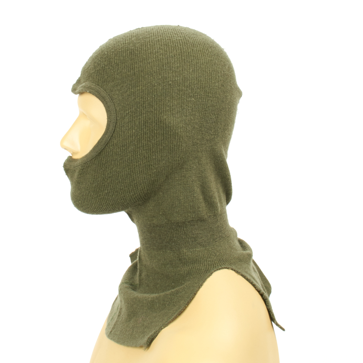 Original NATO Military Surplus Wool and Cotton Blend Balaclava OD
