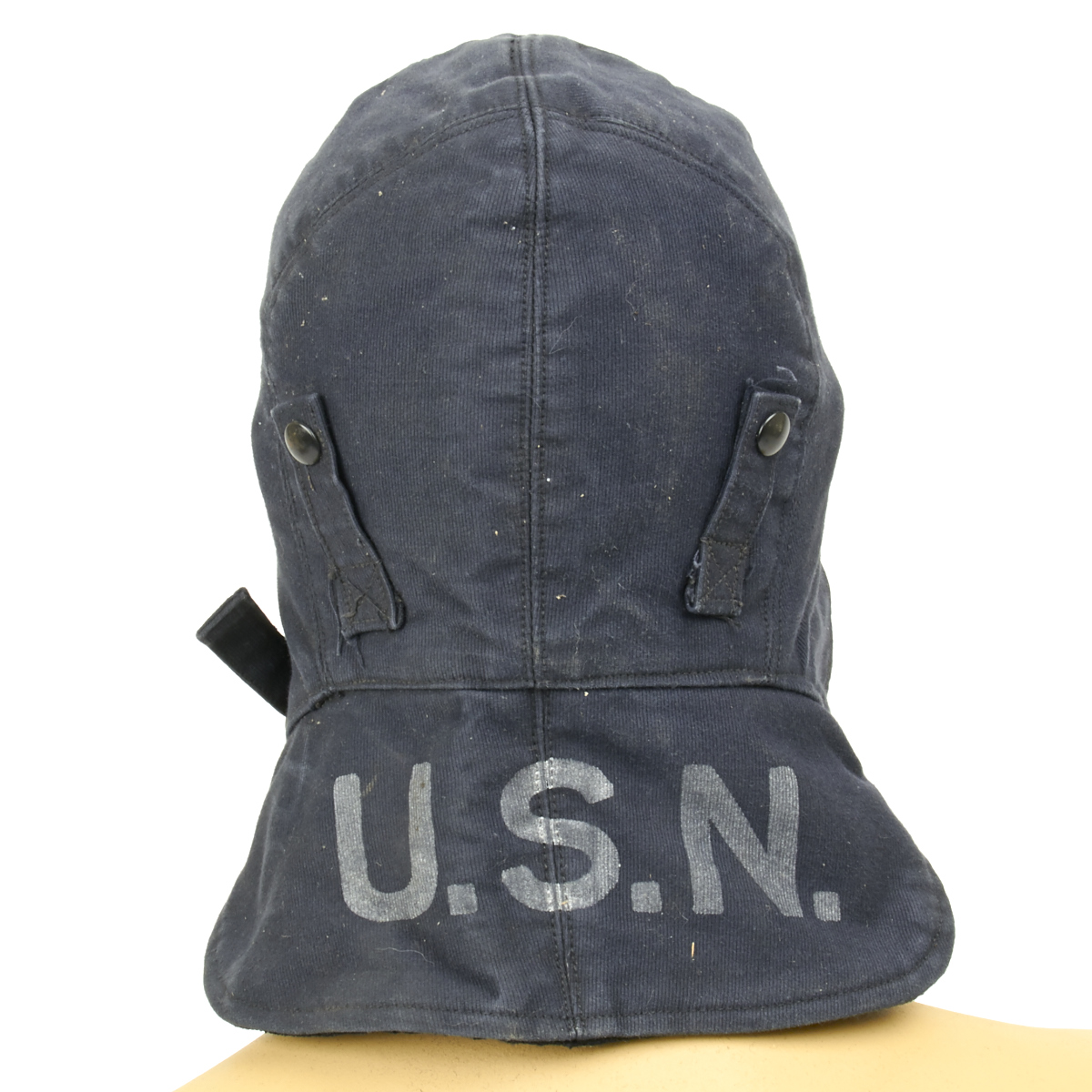 Original WWII U.S.N Foul Weather Deck Cap U.S. Navy Blue eBay