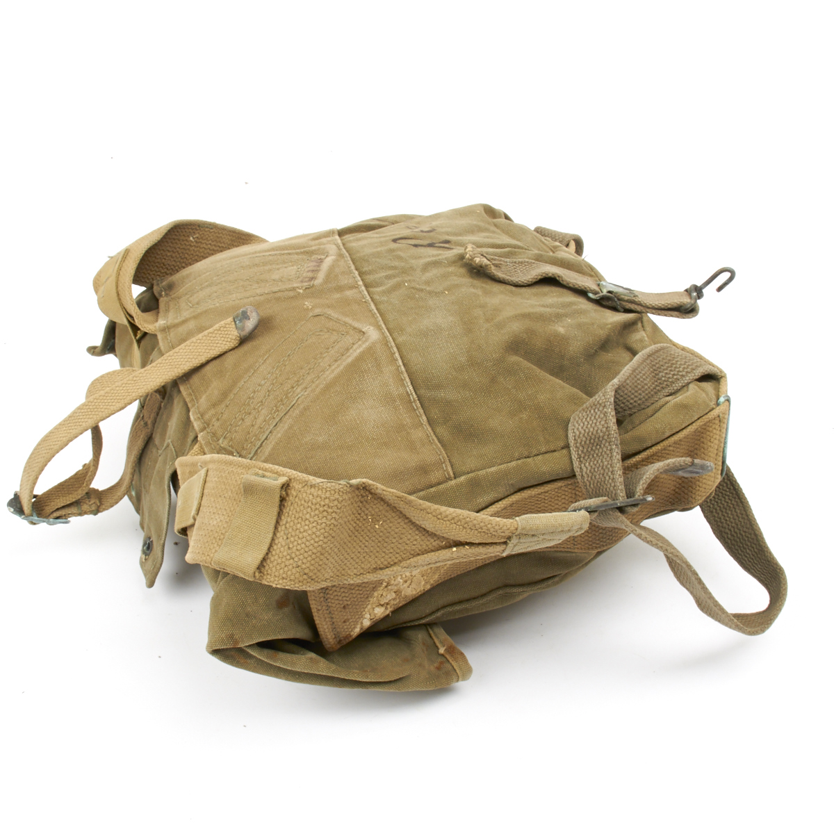 Original U.S. WWII M1941 USMC 2nd Pattern Haversack Upper Bag