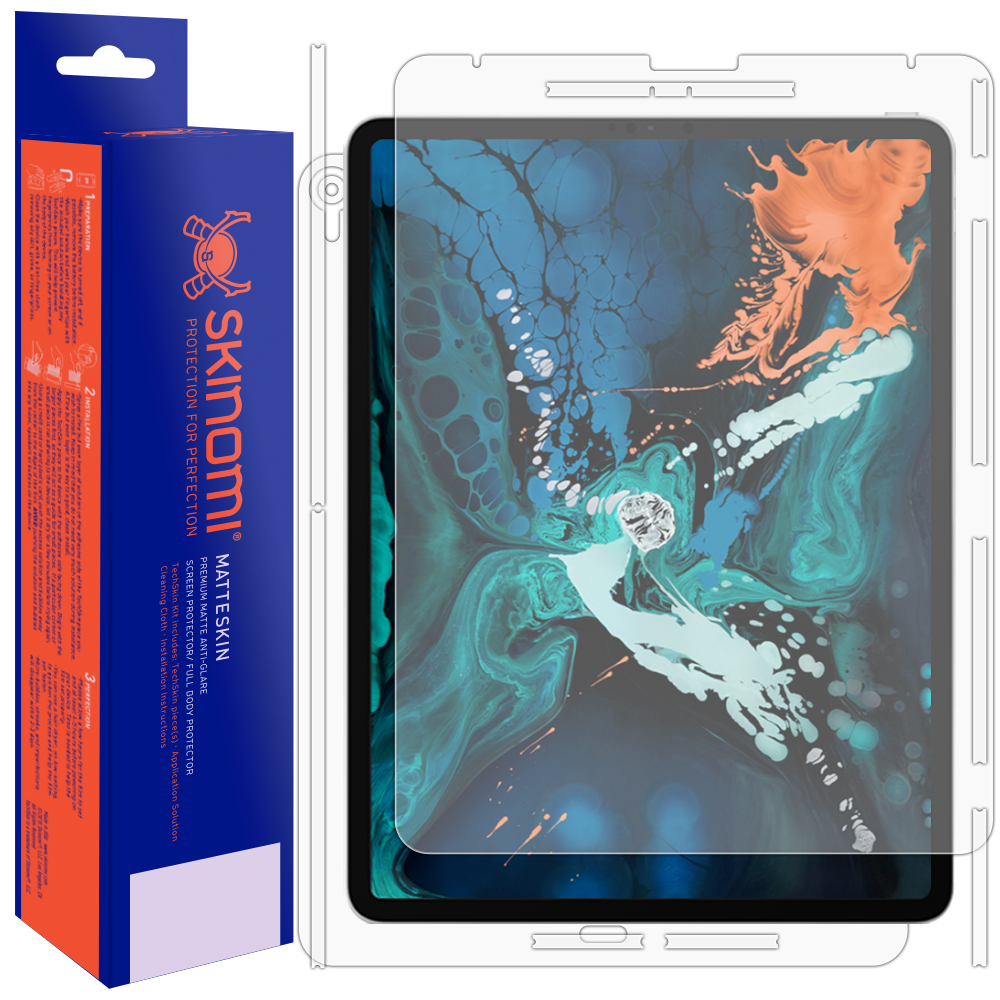 Skinomi MatteSkin Anti-Glare Full Body Skin Protector for iPad Pro 11 2018