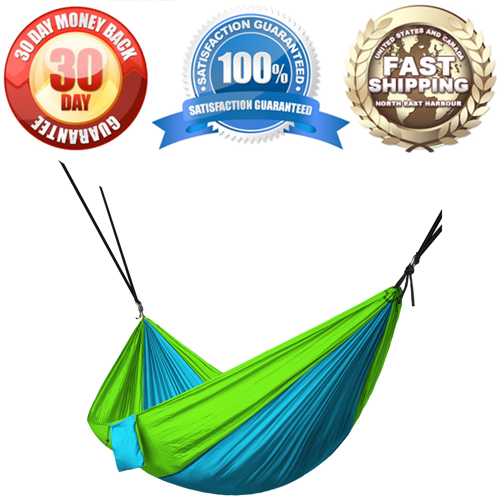 Huley Uno Camping Hammock - 1 Peson Potable Hammock Fo
